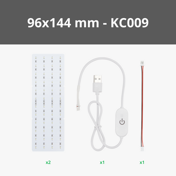 Bambu Lab - Litofan LED-bakgrundsbelysningskortskit (2 st)