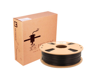 3DE Premium - PLA - Piratsvart - 1,75 mm - 1 kg