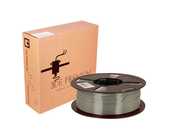 3DE Premium - PLA High Speed - Silky Silver - 1.75mm - 1kg