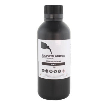 3DE Premium Resin - Standard - Svart - 1 kg