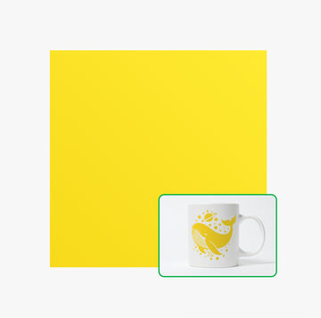 Bambu Lab - Matt avtagbar vinyl - Citrongul (10 st)