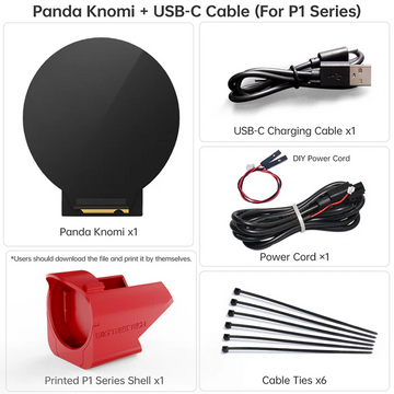 BigTreeTech - Panda Knomi + USB-C-kabel - P1-serien