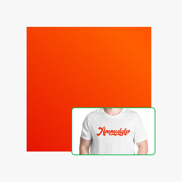Bambu Lab - Matte Heat Transfer Vinyl - Neon Orange (10pcs)