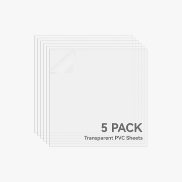 Bambu Lab - 0,3 mm transparent PVC-ark (5 st)