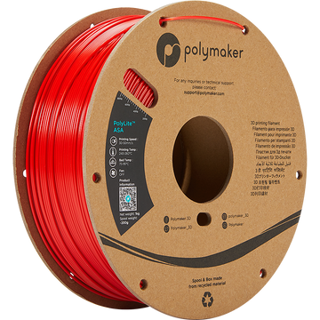 Polymaker Polylite - ASA - Röd - 1,75 mm - 1 kg