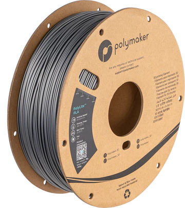 (UDGÅR) - Polymaker Polylite - PLA - Steel Grey - 1.75mm - 1kg