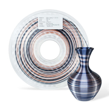 3DE Premium - PLA - Candy Rainbow - Svart, Silver, Röd Koppar V2 - 1,75 mm - 1 kg