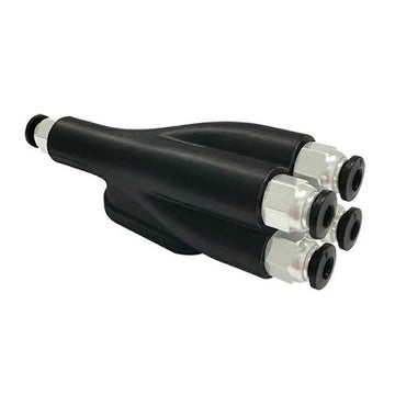 Spider - 4-in-1 PTFE Tube Connector - Black - X1/P1 Series