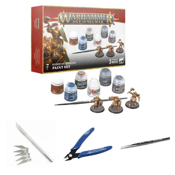 Age of Sigmar: Stormcast Eternals Färgset & Verktyg - Paket