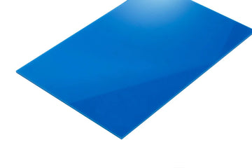 Laserark - Akryl Opak Glans - Blå - 400x300mm - 3mm