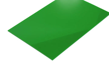 Laserark - Akryl Opak Glans - Grön - 400x300mm - 3mm