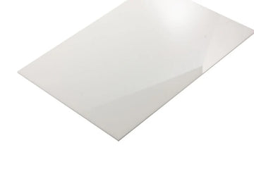 Laserark - Akryl Opak Glans - Vit - 400x300mm - 3mm