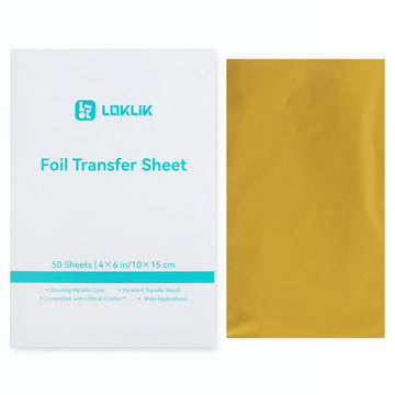 LOKLiK - Folieöverföringsark för sublimering etc. - Guld - 50-pack