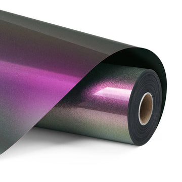 LOKLIK - Heat Transfer Vinyl - 30.5cm x 90cm - Chameleon Green to Purple