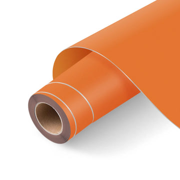 LOKLIK - Permanent Adhesive Vinyl - Matte - Orange - 30.5cm x 180cm
