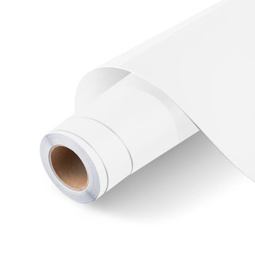 LOKLIK - Permanent Adhesive Vinyl - Matte - White - 30.5cm x 12m