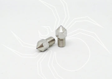 MK8 Steel - SpiderNozzle - 1.75mm - (Long Thread) - (Vælg størrelse)