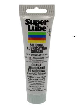 Super Lube® - Silicone Lube (PTFE) - 3 oz Tube - Translucent White