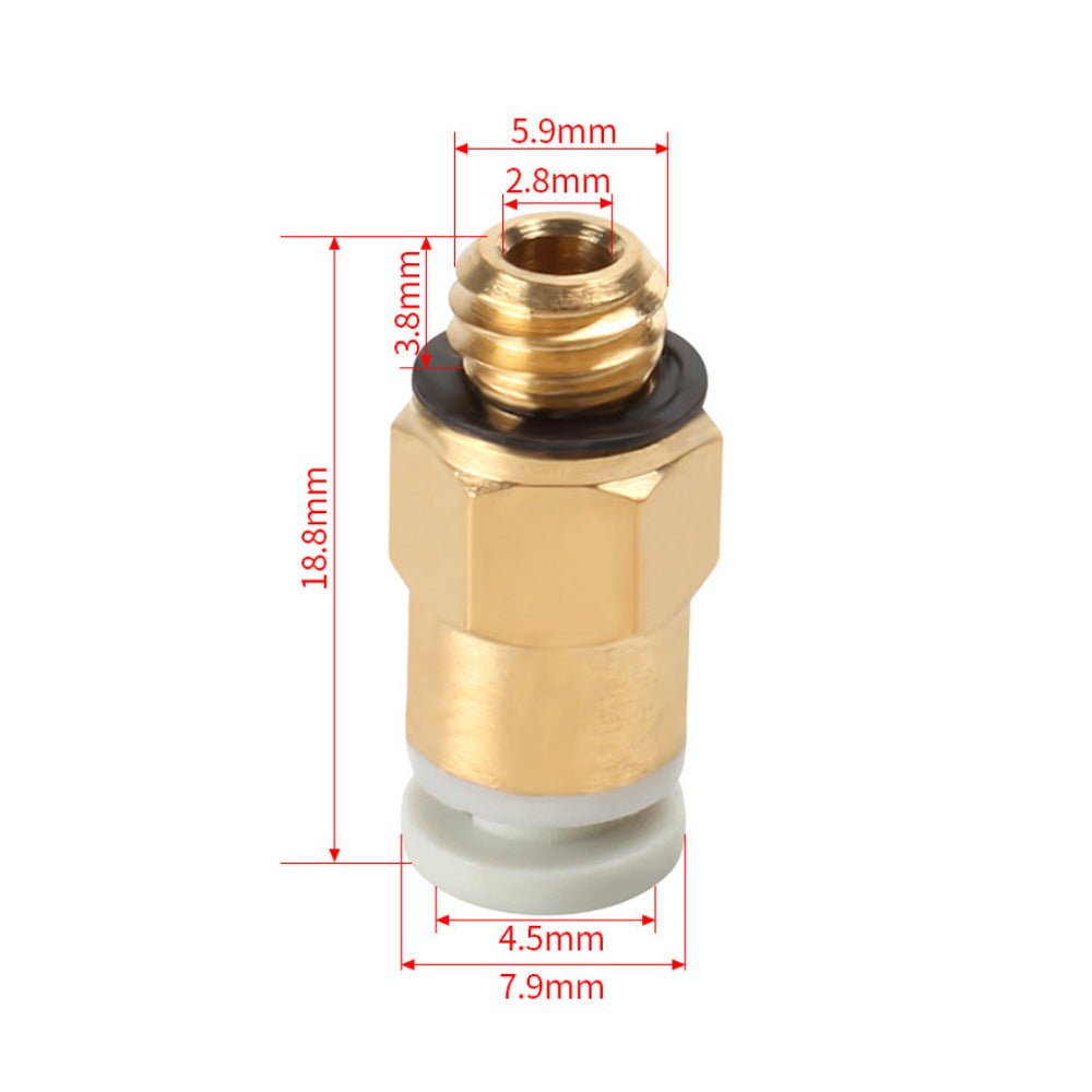 Aimsoar - Push Fitting - Brass - M6