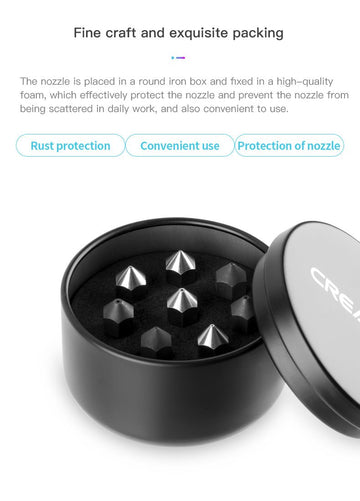 Creality 3D - 3D Printing Up-Market Nozzle Kit - 8 pcs