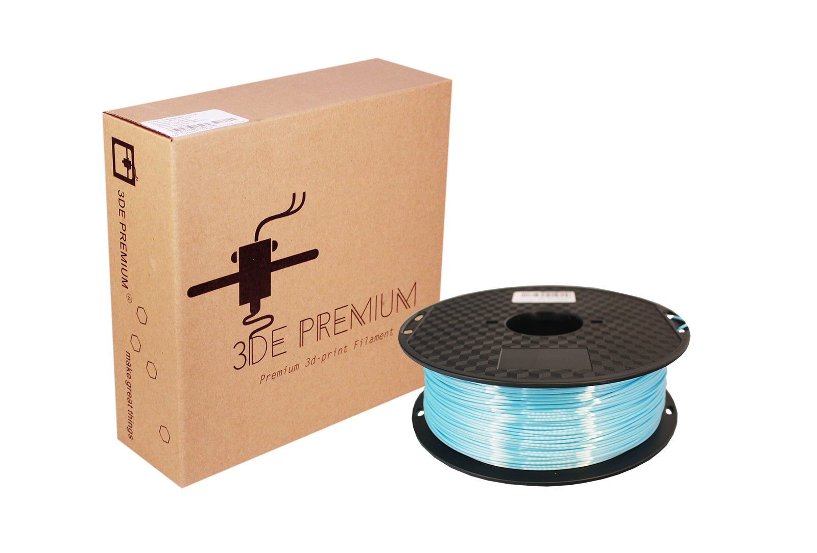 3DE Premium - PLA Silky - Blue - 1.75mm - 1kg