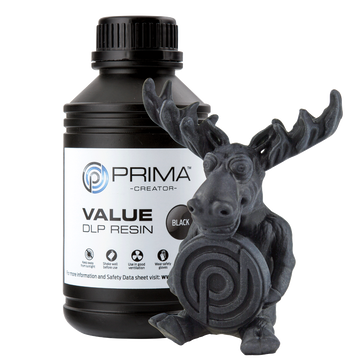 PrimaCreator Value UV-DLP Standard Resin - Black - 500ml