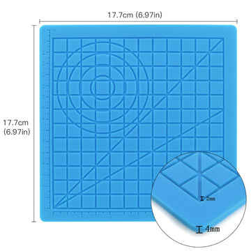Silicone 3D Pen Matt with 2 Finger Protectors - 170x170