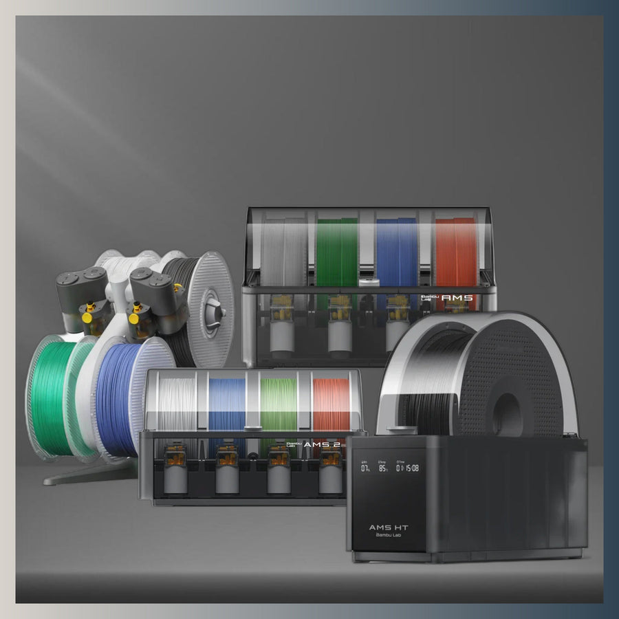 Bambu Lab - De forskellige AMS-systemer samt tilslutningsguide