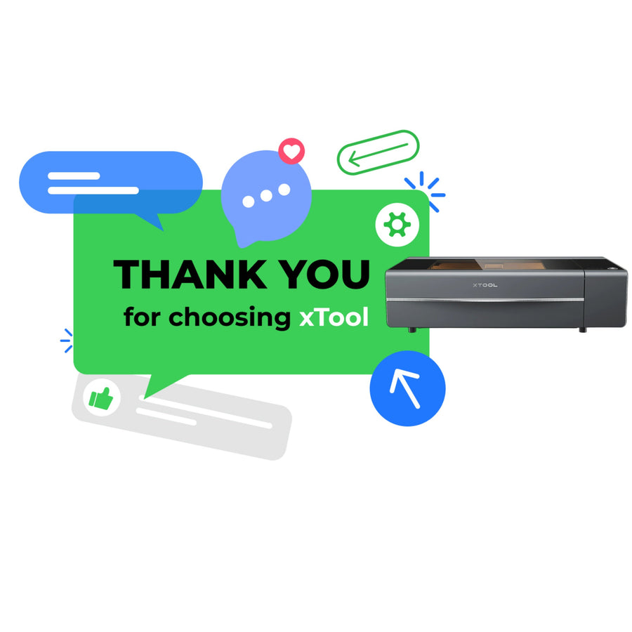 xTool – P2S – Kom godt i gang med din laser