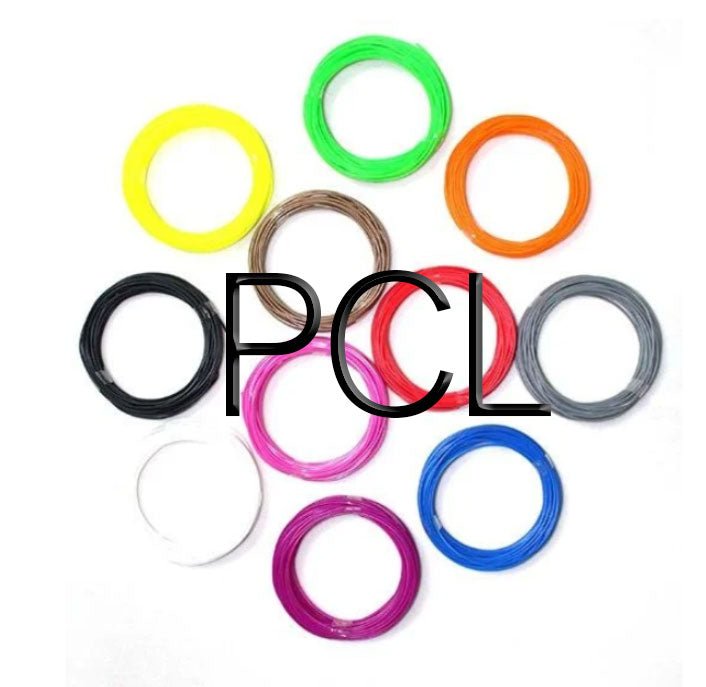 Sample Pcl File 10x Blandede 10m PCL Samples til 3D Pen - 1.75mm