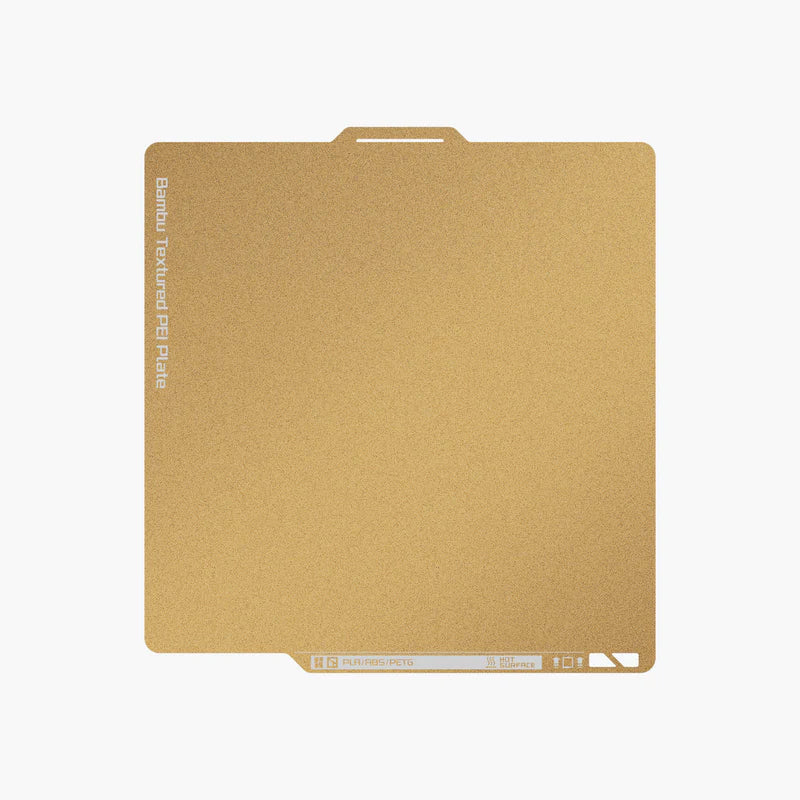 Bambu Lab - Textured PEI Plate (Gold) - X1 Series/P2P