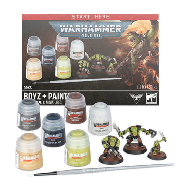 Warhammer 40k: Orks - Boyz & Paints Set