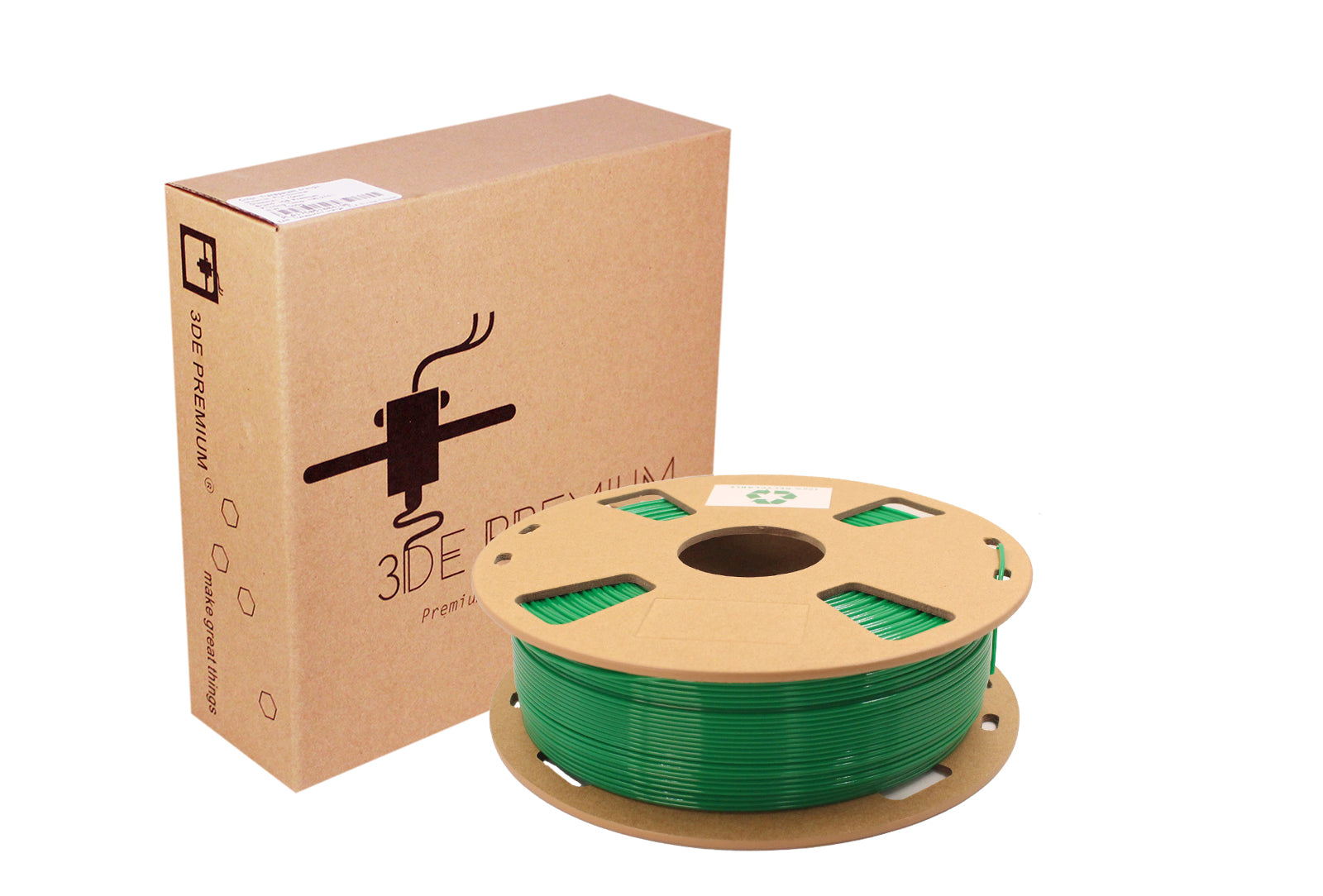 3DE Premium - PETG - Dark Green - 1.75mm - 1kg