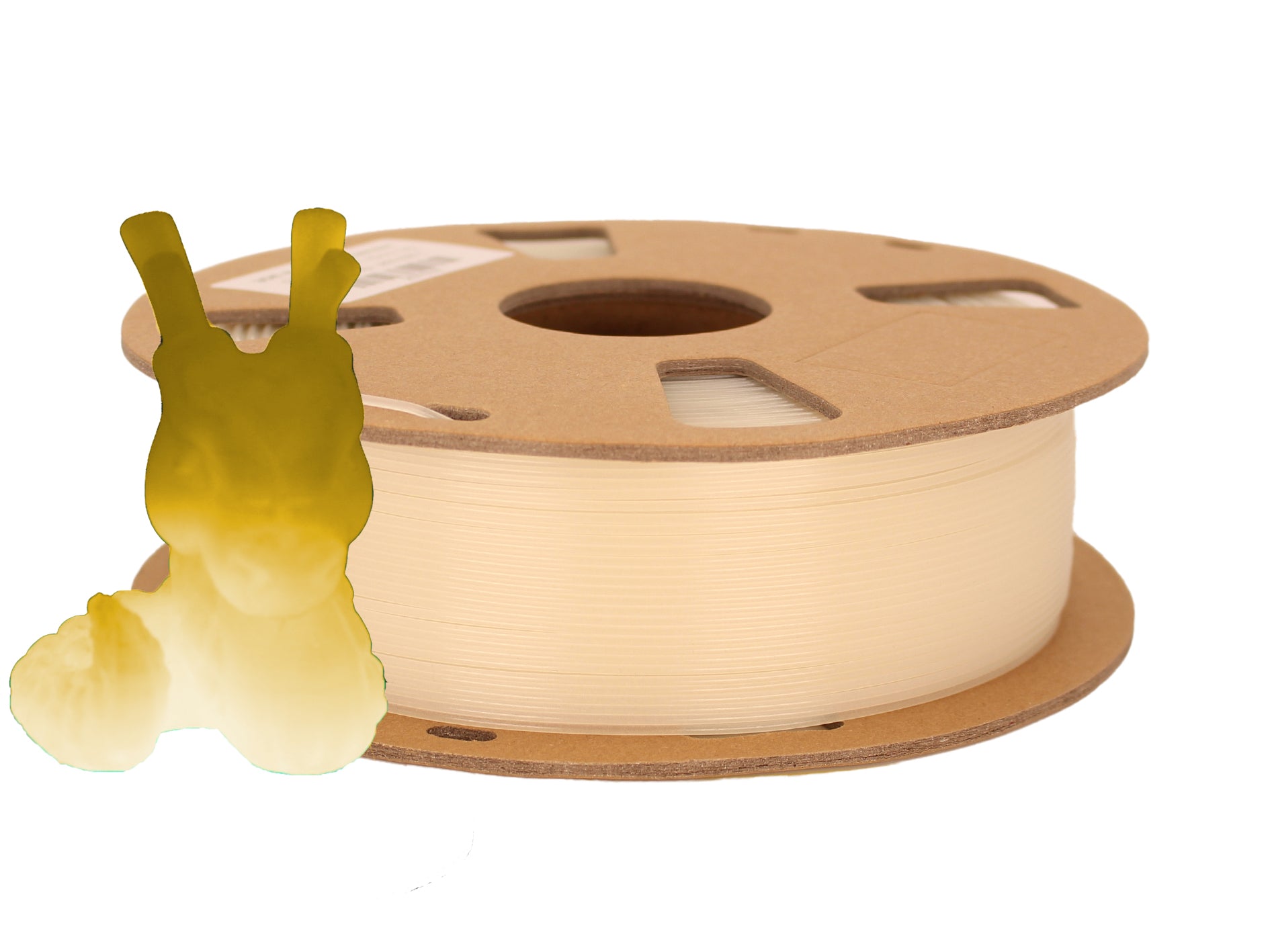 3de 3DE Premium - PLA - Glowing Yellow - 1.75mm - 1kg