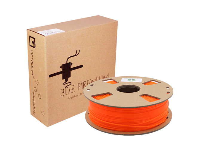3DE Premium - PLA Fluorescent - Safety Orange - 2.85mm - 1kg