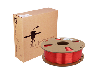3DE Premium - PLA Silky - Red - 1.75mm - 1kg