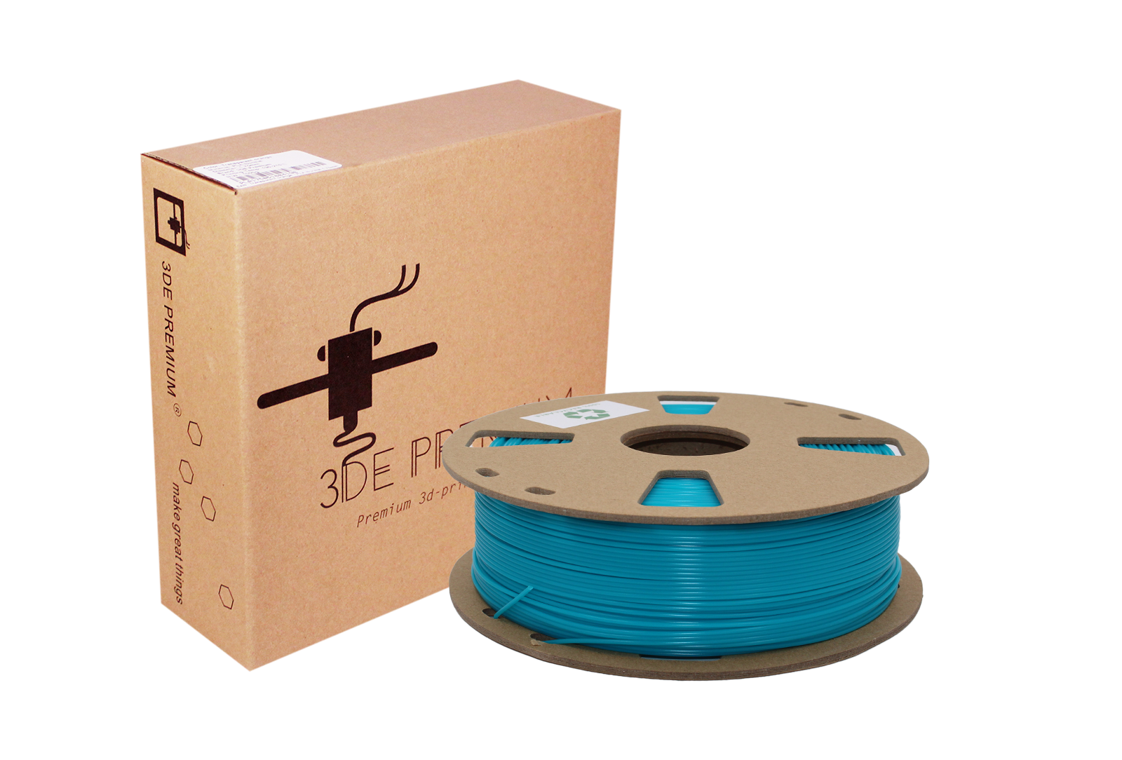 3DE Premium - PLA - Water Blue - 1.75mm - 1kg
