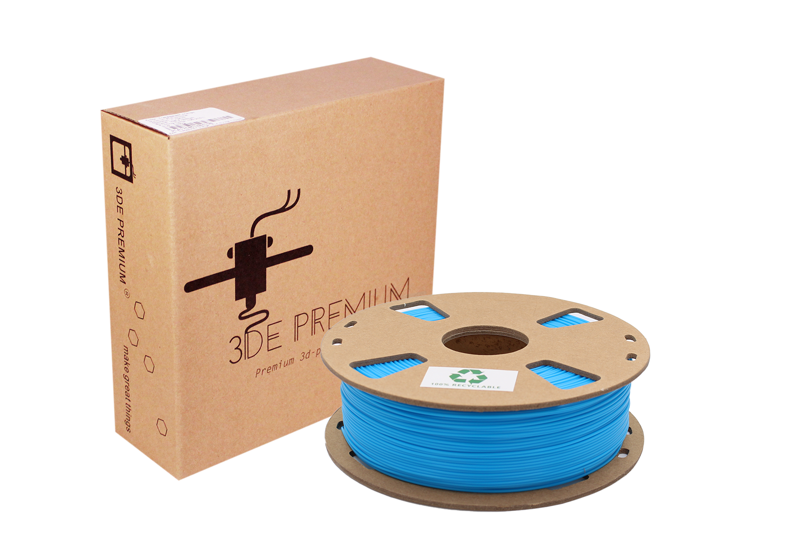 3DE Premium - ABS - Normal Blue - 1.75mm - 1kg