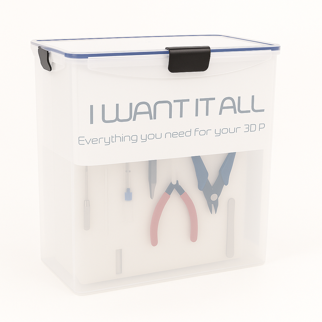 3DSUPREME - 'I Want It All Vol. 2' Tilbehørs Bundle til din 3D Printer