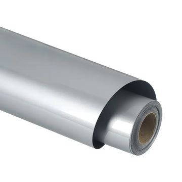 3DSUPREME - Värmeöverföringsfilm för gravyr - Silver - PVC A - Hög kvalitet - 61x100cm