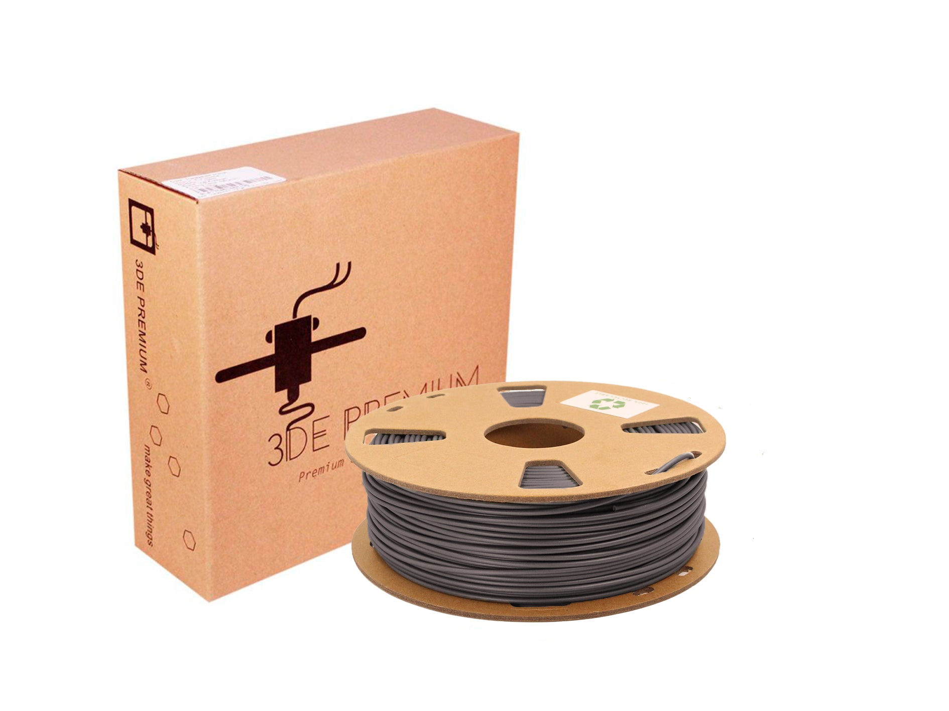 3DE Basic - PLA - Dark Grey - 2.85mm - 1kg