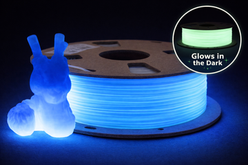 3DE Premium - PLA - Glowing Blue - 1.75mm - 1kg
