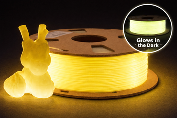3DE Premium - PLA - Glowing Yellow - 1.75mm - 1kg
