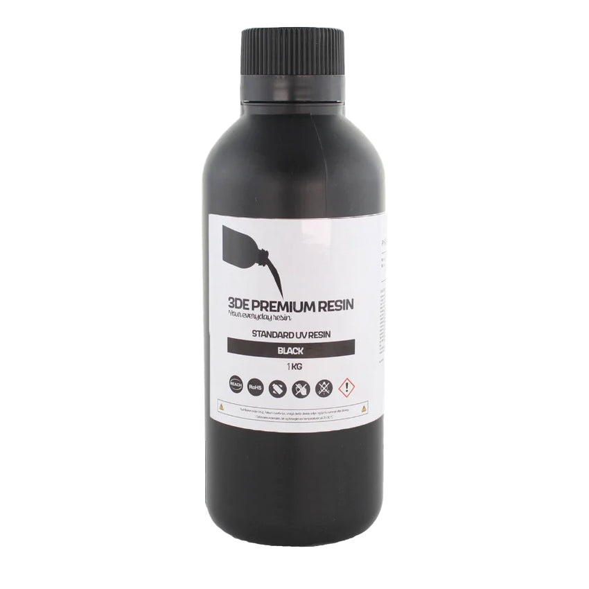 3DE Premium Resin - Standard - Svart - 1 kg