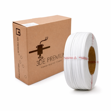 3DE Premium - PLA - Snow White - 1.75mm - 1kg - Refill