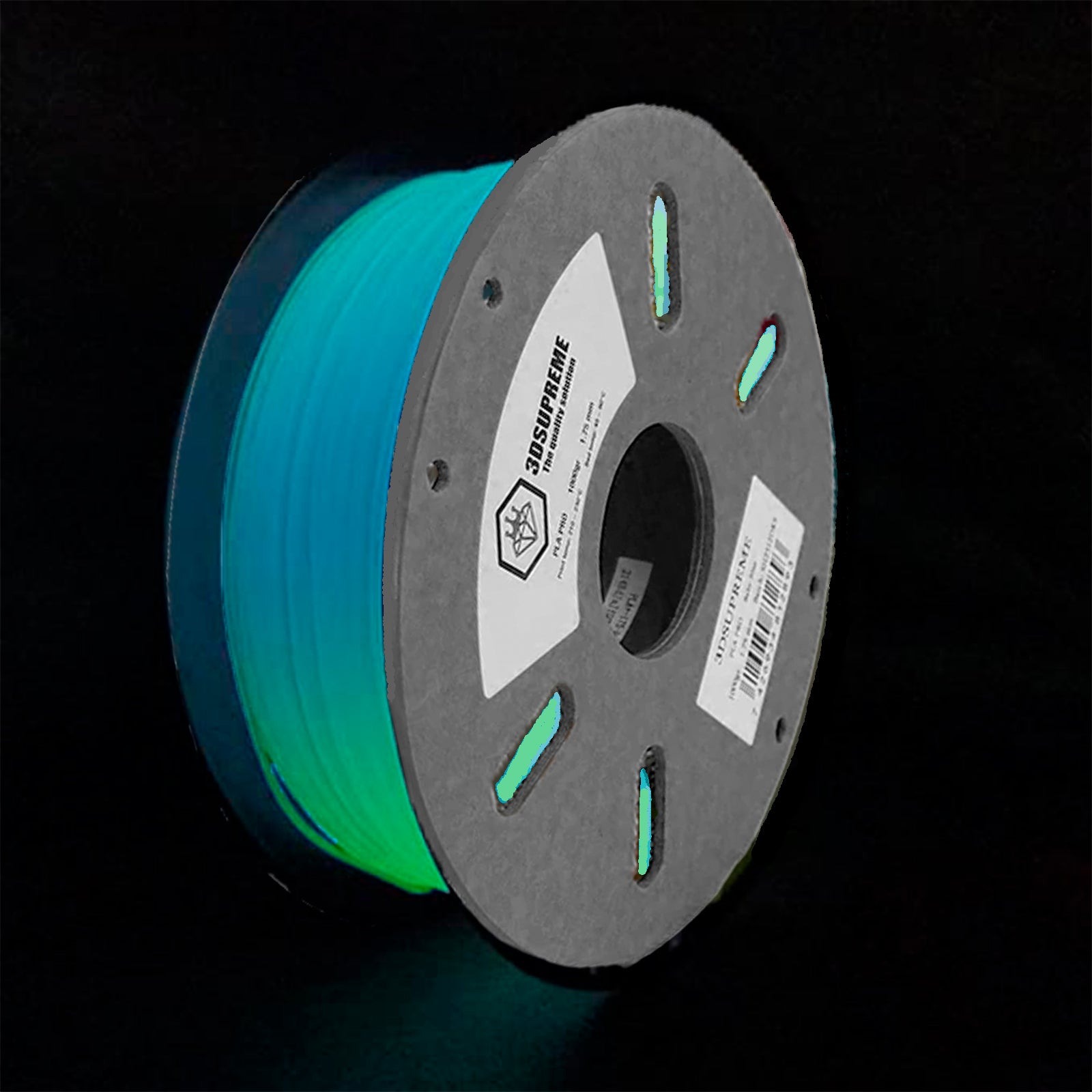 3DSUPREME - PLA - Glowing Rainbow - 1.75mm - 1kg