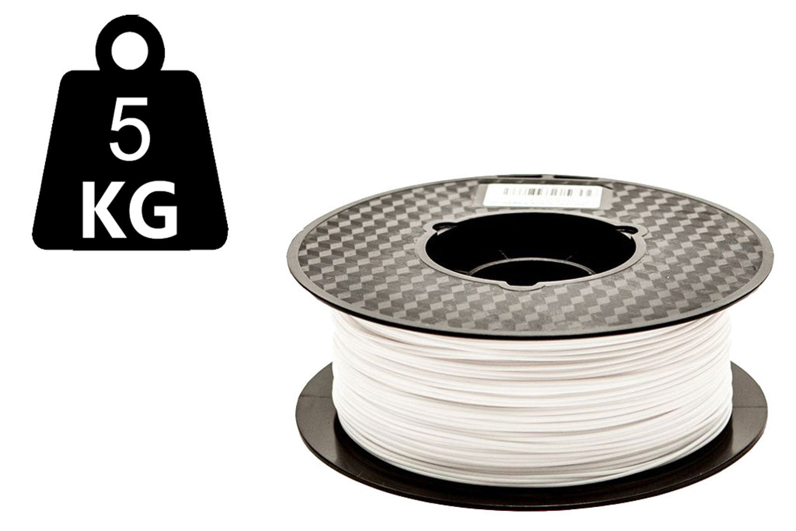 5kg - Solid White- 3DE Premium PETG - 1.75mm