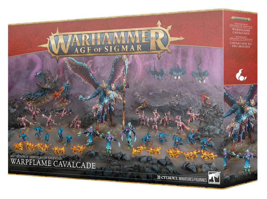 キャラクター WARHAMMER AOS WARPFLAME CAVALCADE Age of Sigmar: Disciples of Tzeentch - Warpflame Cavalcade - Battlefor