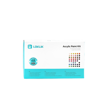 LOKLiK - Acrylic Paint Kit - 48 Colors