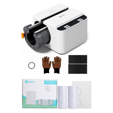 LOKLiK - Auto Mug Heat Press + GRATIS Starter Pack til Auto Tumbler Heat Press - Bundle